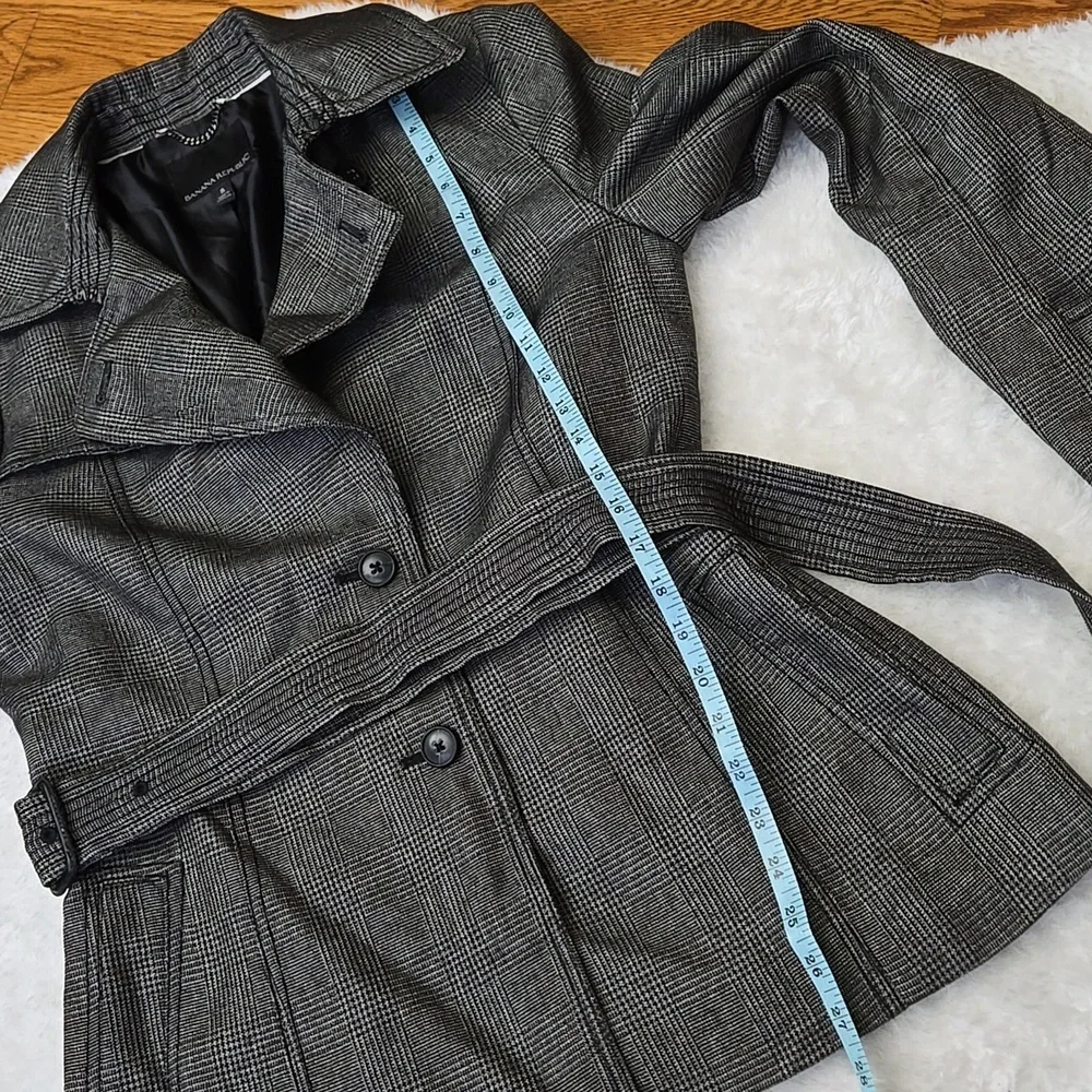 Banana Replubic Plaid Coat, Womens Size 8 - Picture 6 of 14
